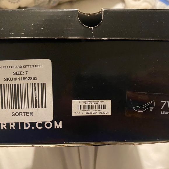 Torrid Leopard print kitten heel - Picture 3 of 3